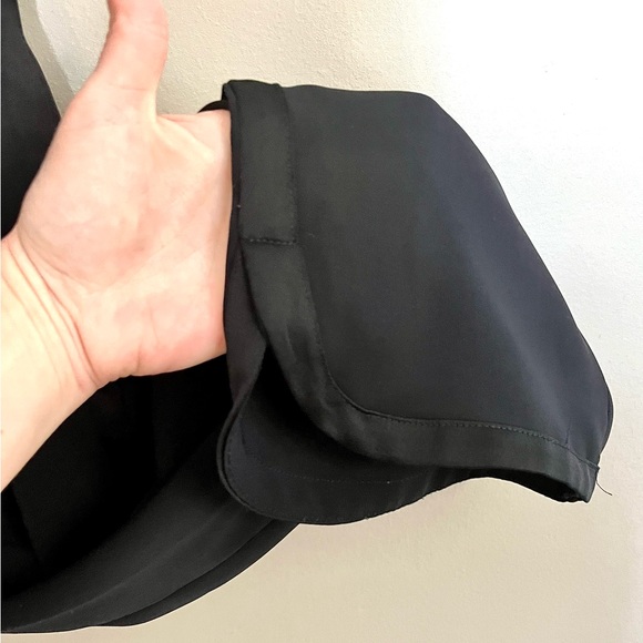 Ann Taylor Elastic Waist Navy Tuxedo Straight Leg Dressy Pant Sm. - Picture 7 of 7